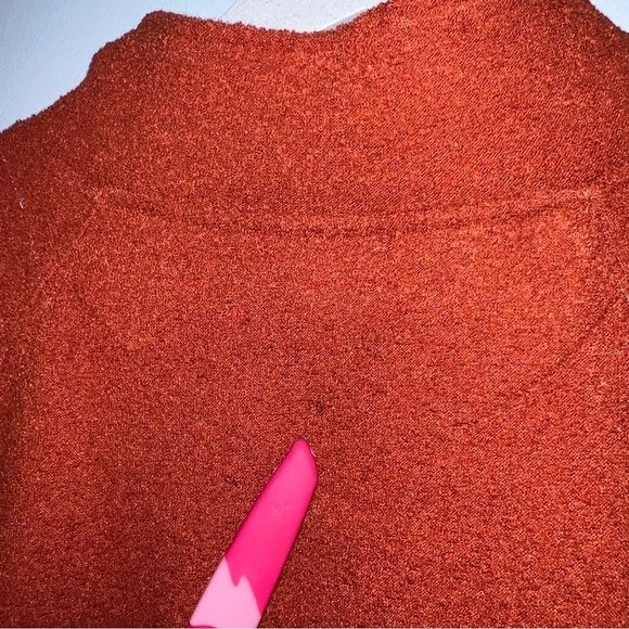 Y2K Vintage PrAna quarter zip knit red pullover jacket gorpcore - Picture 7 of 8